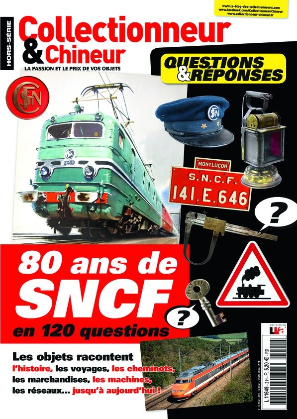Collectionneur&Chineur Hors Série 80 ans de SNCF n° HS2 du 25/01/2018