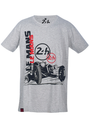 Tee-shirt vintage 24 H du Mans gris