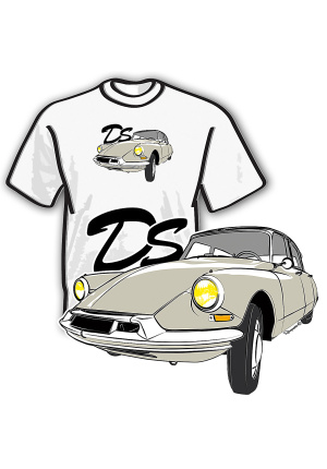 Tee-shirt Citroën DS grise