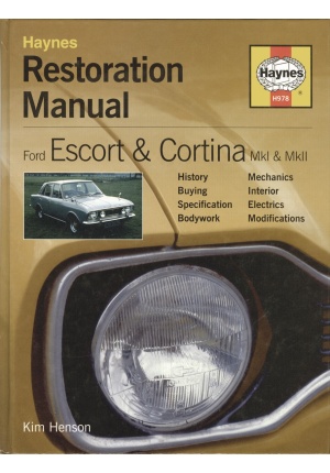 Ford escort & cortina  restoration manuel haynes 978