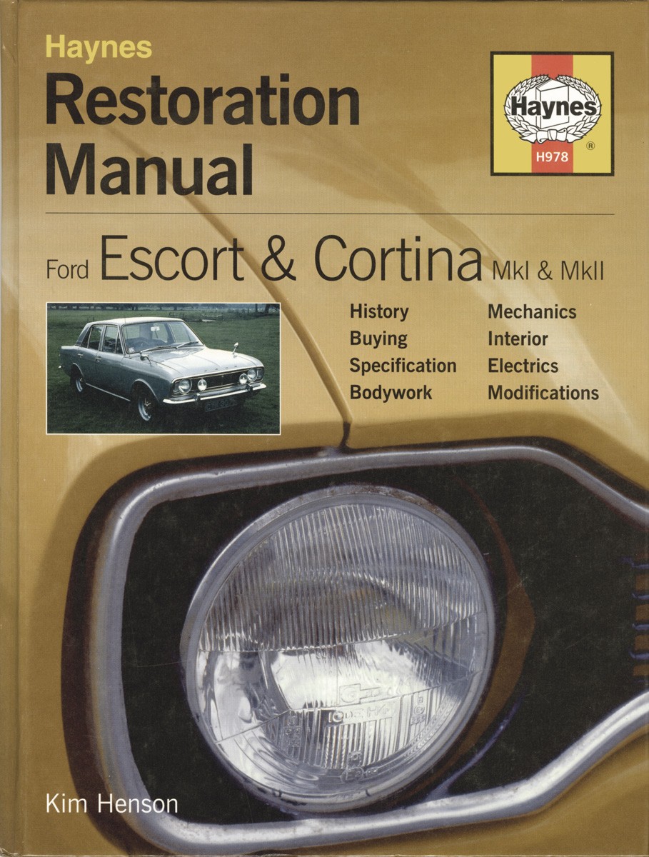 Ford escort & cortina restoration manuel haynes 978