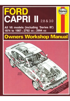 Ford capri ii & iii 2.8 & 3.0  v61974-1987