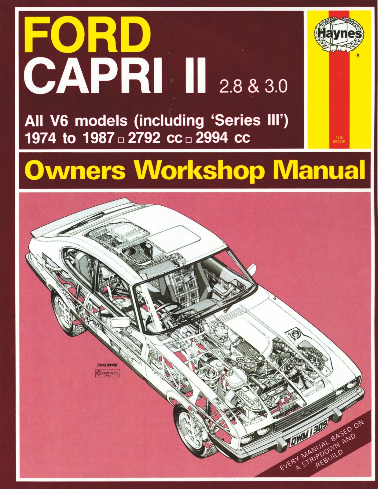 Ford capri ii & iii 2.8 & 3.0 v61974-1987