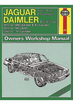 Jaguar XJ12, XJs & sovereign, Daimler double six 1972-1988