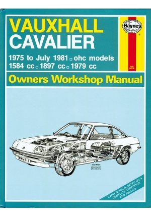 Vauxhall cavalier 1600,1900 & 2000 75-july 81 haynes 315