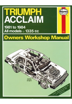 Triumph acclaim 81-84 haynes 792