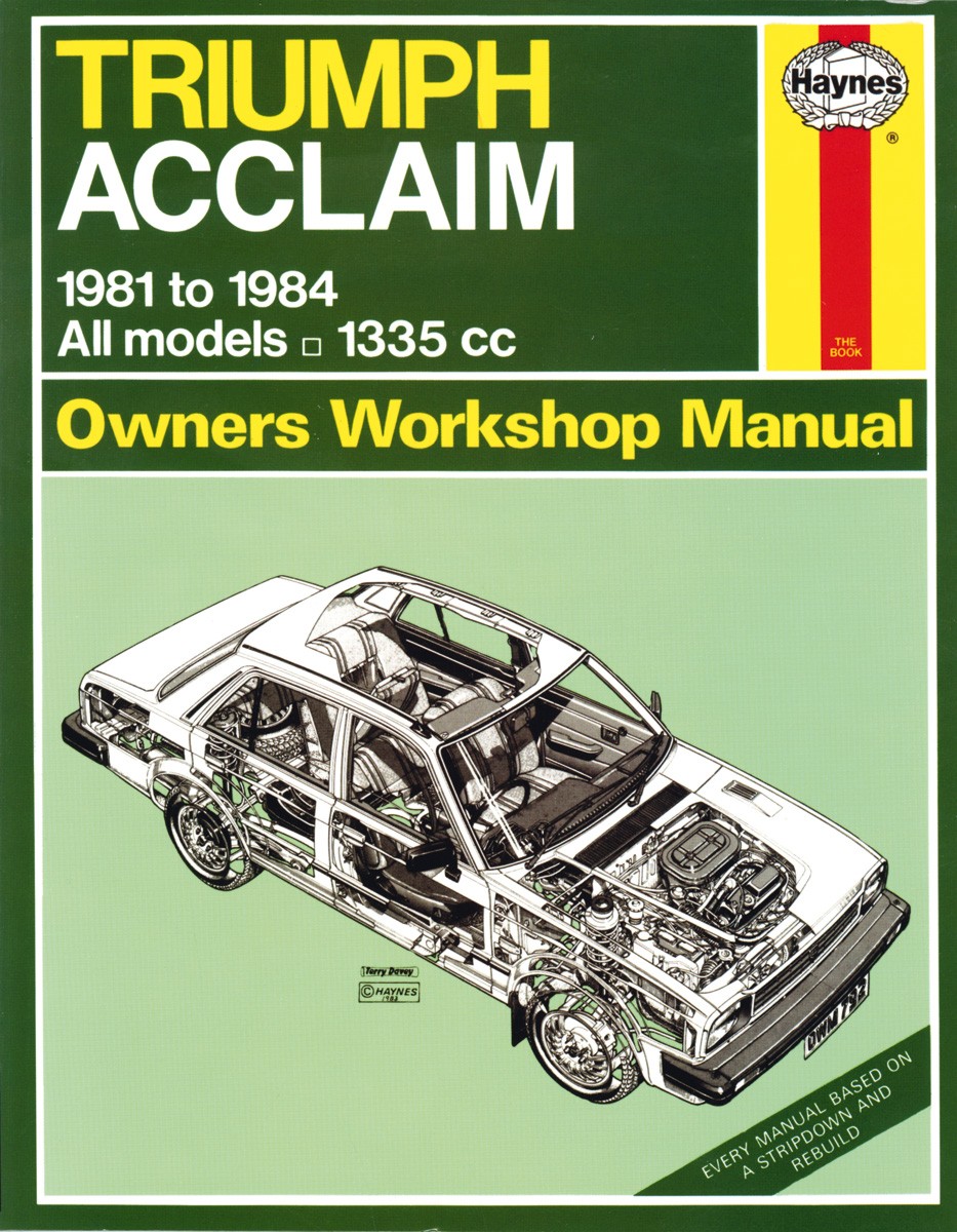 Triumph acclaim 81-84 haynes 792