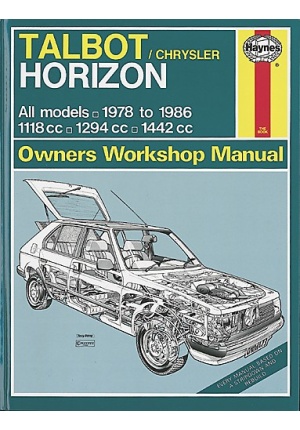 TALBOT HORIZON PETROL 1978-1986