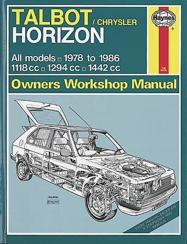 TALBOT HORIZON PETROL 1978-1986