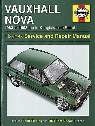 VAUXHALL NOVA PETROL 1983-1993