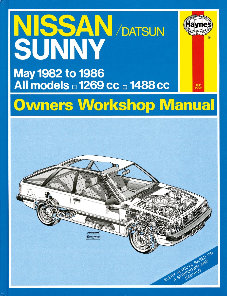 Nissan sunny petrol may 1982-oct 1986