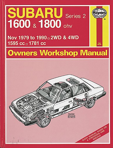 SUBARU 1600 & 1800 NOV 1979-1990