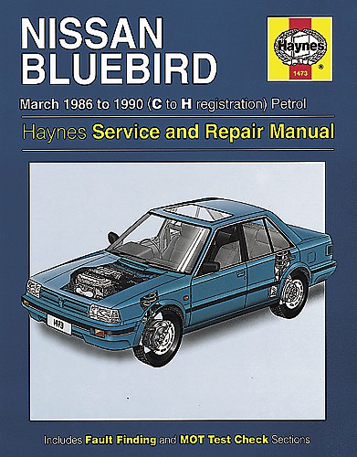 NISSAN BLUE BIRD PETROL MAR 1986-1990