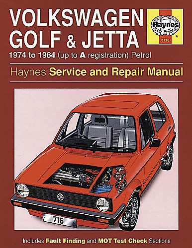 VOLKSWAGEN GOLF & JETTA MK1 PETROL 1974-1984