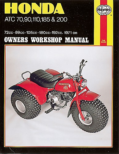 Honda atc 70, 90, 110, 185 & 200 1971-1981