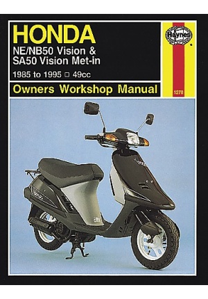 Honda ne/nb50 vision & sa50 vision met-in 1985-1995