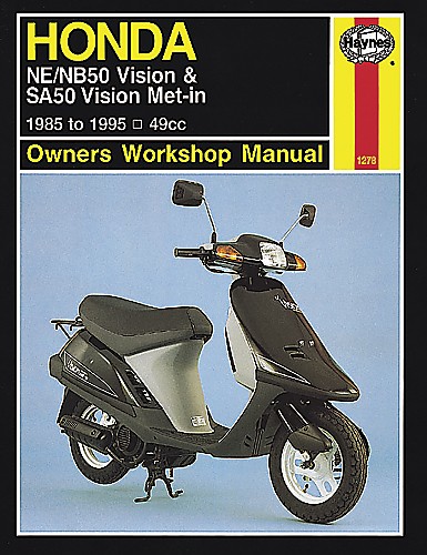 Honda ne/nb50 vision & sa50 vision met-in 1985-1995