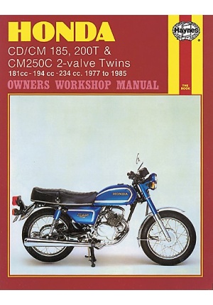 Honda cd/cm 185 200t & cm250c 2 valve twins 1978-1983
