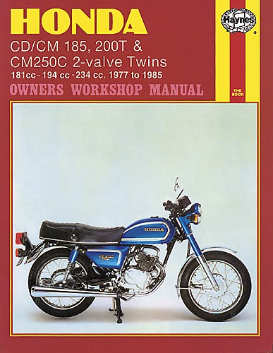 Honda cd/cm 185 200t & cm250c 2 valve twins 1978-1983