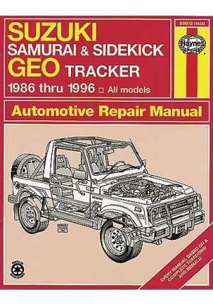 Suzuki Samurai, Sidekick, x90 & Vitara, Geo & Chevrolet tracker 1986-2001