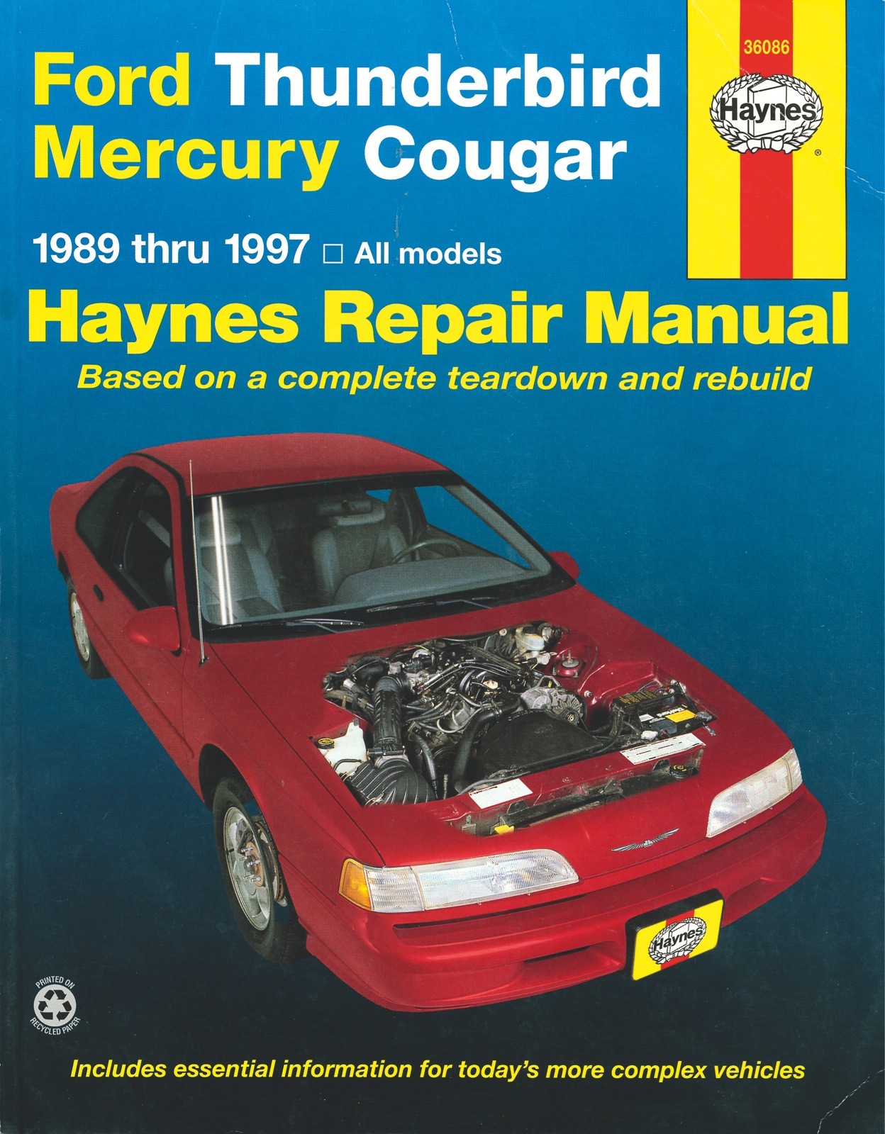 Ford thunderbird & Mercury cougar 1989-1997