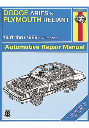 DODGE ARIES & PLYMOUTH RELIANT 1981-1989