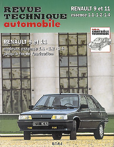 RENAULT 9 & 11 ESSENCE (1100,1200 & 1400) 1982-1989