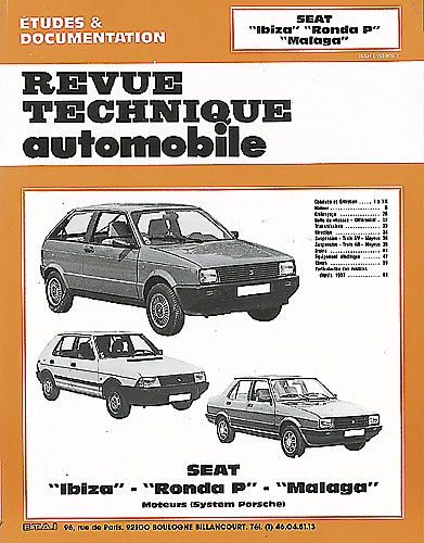 SEAT IBIZA, RONDA P, MALAGA 1984-1989