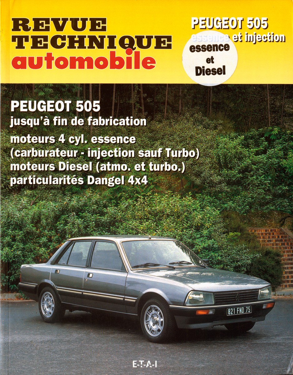 Peugeot 505 diesel grd, srd, srd turbo 1980-1992