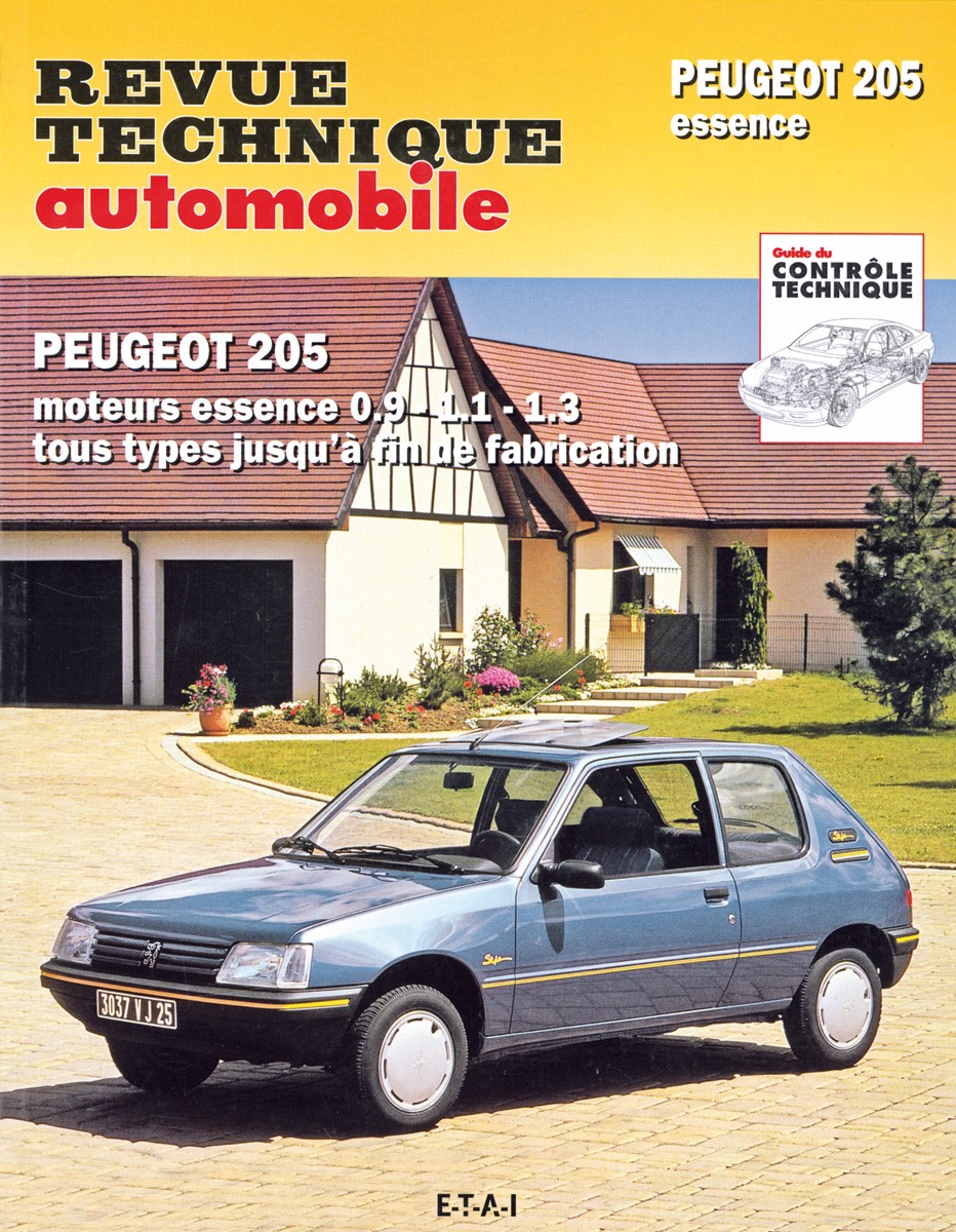 Peugeot 205 essence 0.9, 1.1 &.1.3 83-98