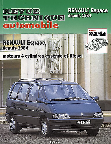 RENAULT ESPACE 4 CYLINDRES E & D - TD DEPUIS 1984