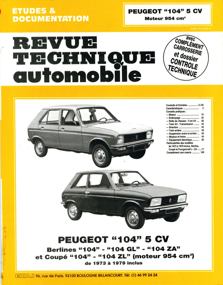 Peugeot 104 5 CV 73-79