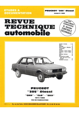 Peugeot 305 diesel grd, gld, srd 79-82