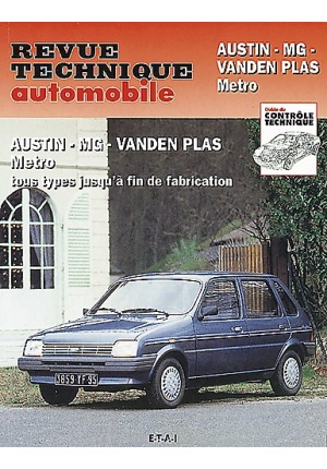 AUSTIN MG VANDEN PLAS METRO 1980-1992