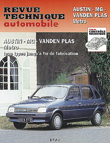 AUSTIN MG VANDEN PLAS METRO 1980-1992