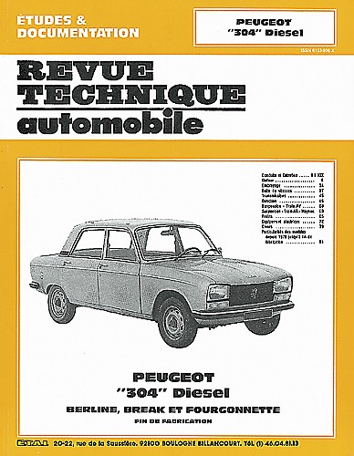 PEUGEOT 304 DIESEL 1976-1980