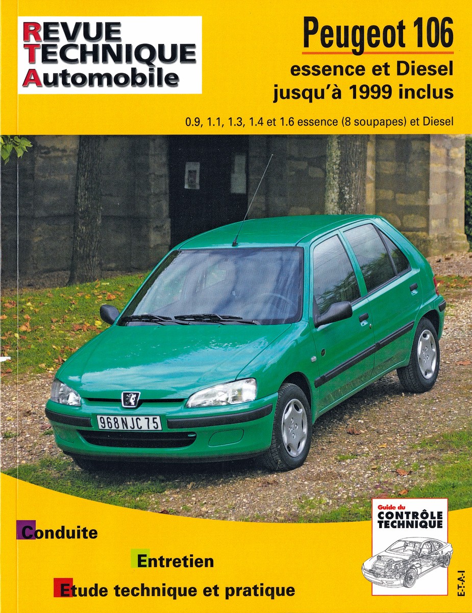 Peugeot 106 essence (8 soupapes) 1992-1999 et diesel 1993-1999