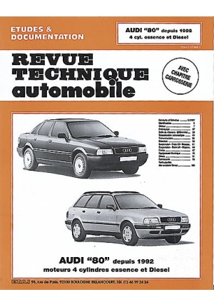 Audi 80 moteur 4 cylindres essence, diesel & td depuis 1992