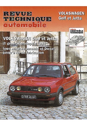 VOLKSWAGEN GOLF ET JETTA II – E -D – TD 1984-1992