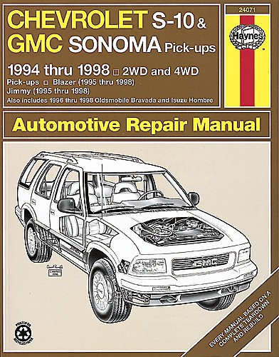 CHEVROLET S-10 & GMC SONOMA PICK-UPS 1994-2001