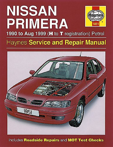 NISSAN PRIMERA PETROL 90-AUG 1999