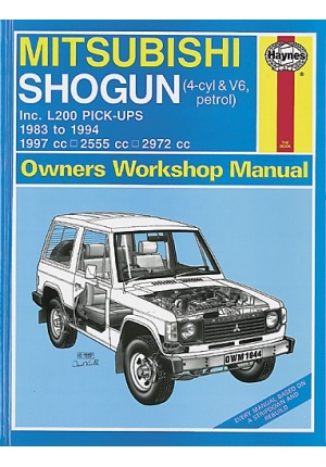 MITSUBISHI SHOGUN & L200 PICK-UPS PETROL 1983-1994