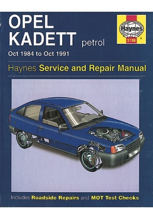 Opel kadett petrol oct 1984-oct 1991