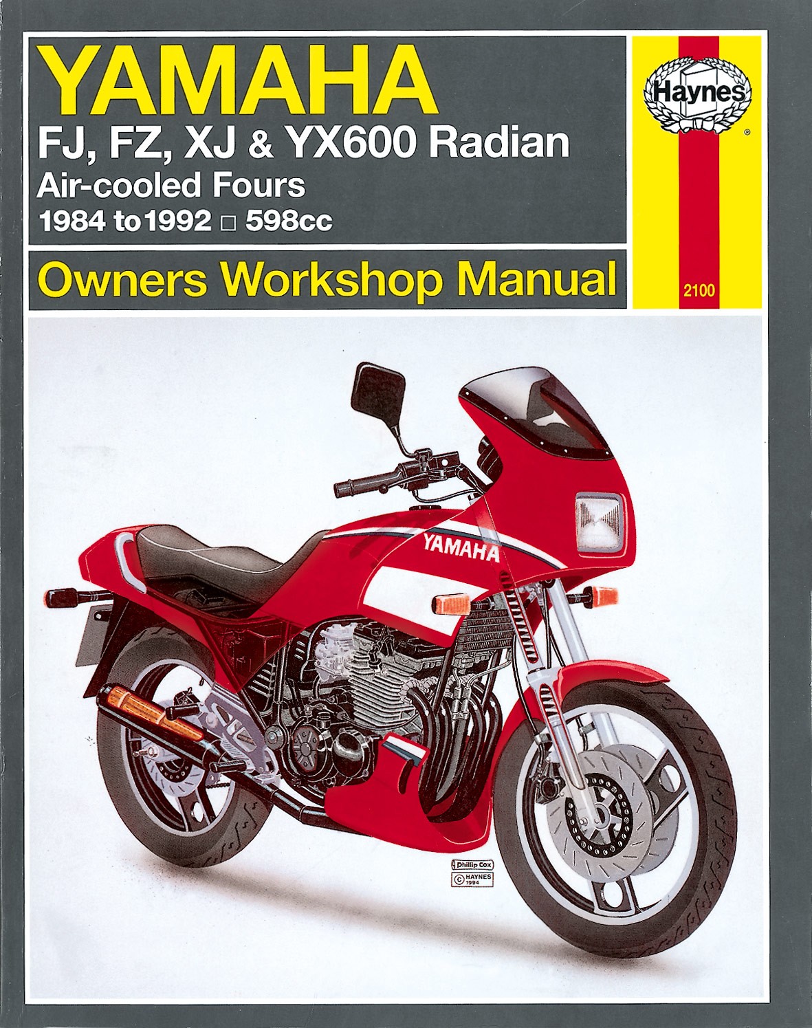 Yamaha fj, fz, XJ & yx600 radian 1984-1992