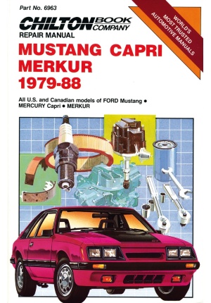 Chilton Mmustang Capri & Merkur 79-88