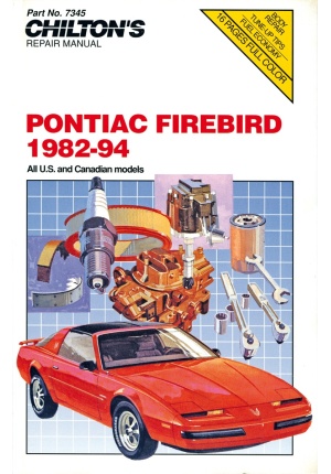 Chilton Pontiac Firebird 82-94