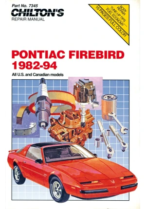 Chilton Pontiac Firebird 82-94
