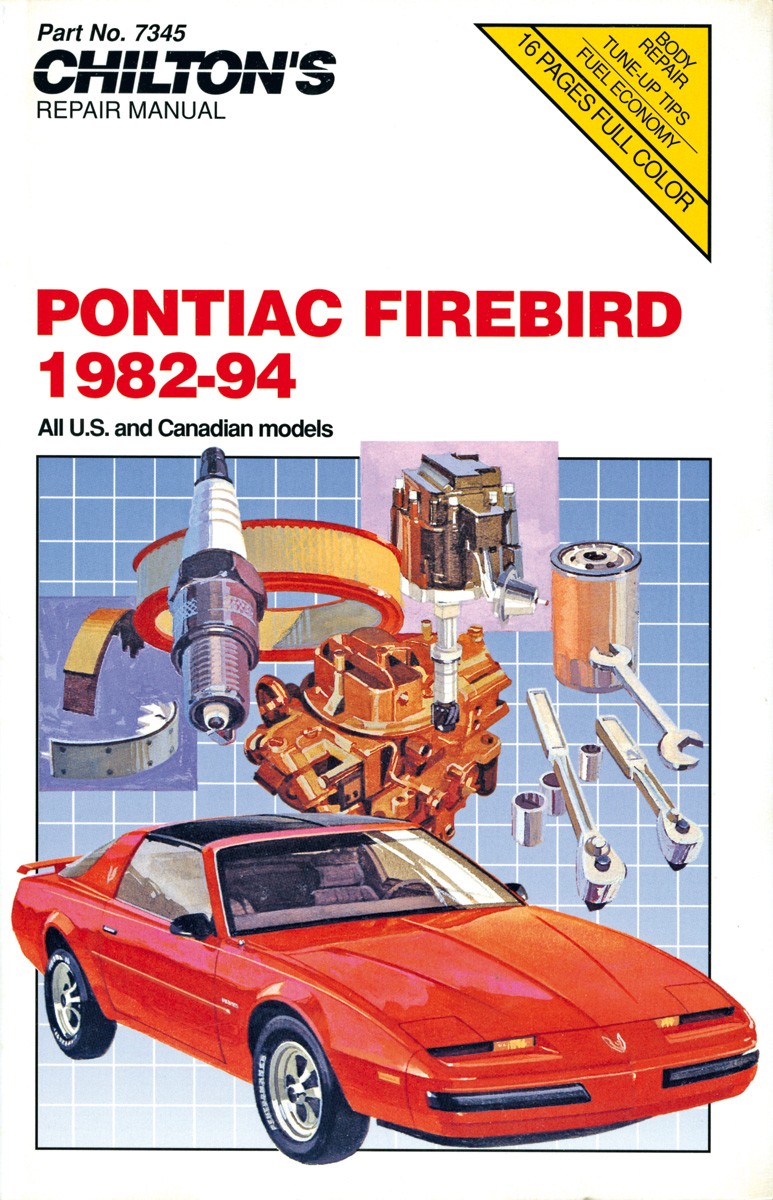 Chilton Pontiac Firebird 82-94