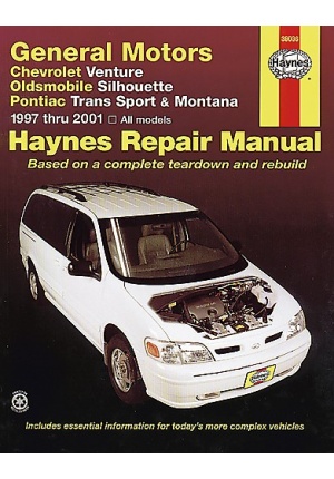 GM CHEVROLET VENTURE OLDSMOBILE SILHOUETTE, PONTIAC TRANS SPORT & MONTANA 1997-2001