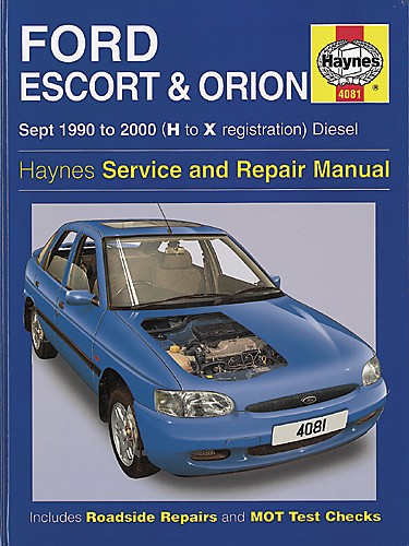 FORD ESCORT & ORION DIESEL SEPT 1990-2000